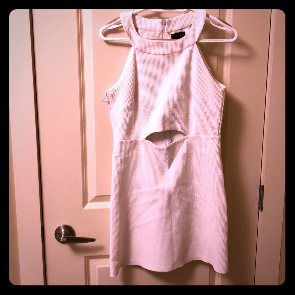White Dress w/ Cut Out